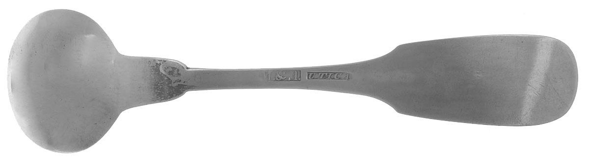 Coin Silver Flatware Master Salt Spoon by Murdock and Andrews-2