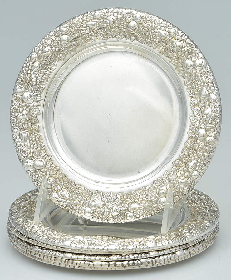 WH420 (Sterling, Hollowware) Bread & Butter Plate - Set of 6 by Meriden Britannia -1