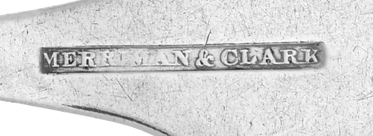 Coin Silver Flatware Tablespoon (Serving Spoon) by Merrimen & Clark-3
