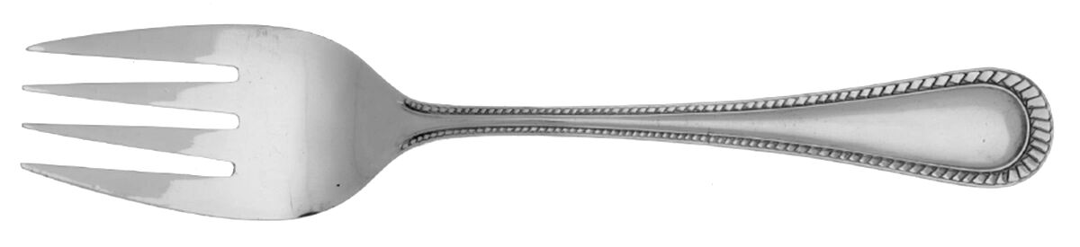 MNF53 (Stainless) Medium Solid Cold Meat Serving Fork by The Main Course,-1