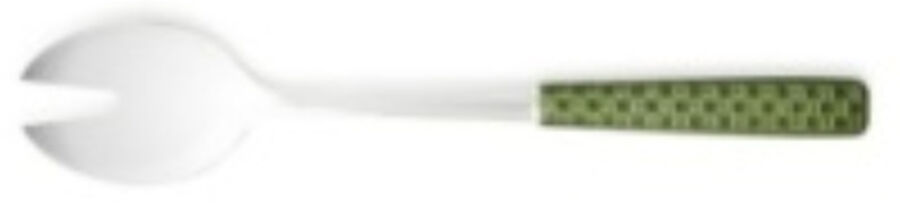 Everyday Green(Stainless) Solid Salad Serving Fork by Mackenzie-Childs Flatware-1
