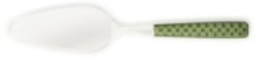 Everyday Green(Stainless) Pie & Cake Server with Stainless Blade by Mackenzie-Childs Flatware-1
