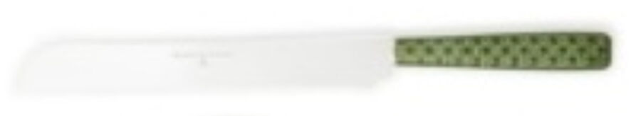 Everyday Green(Stainless) Cake Knife with Stainless Blade by Mackenzie-Childs Flatware-1