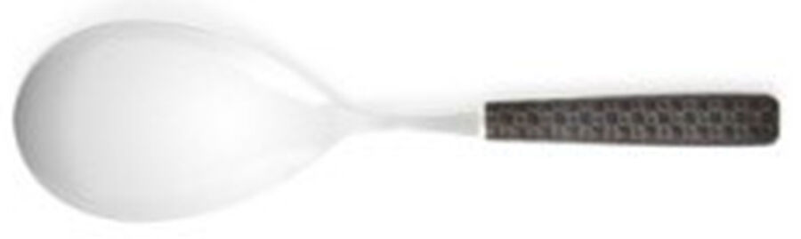 Everyday Black (Stainless) Tablespoon (Serving Spoon) by Mackenzie-Childs Flatware-1