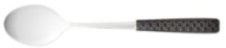 Everyday Black (Stainless) Solid Salad Serving Spoon by Mackenzie-Childs Flatware-1