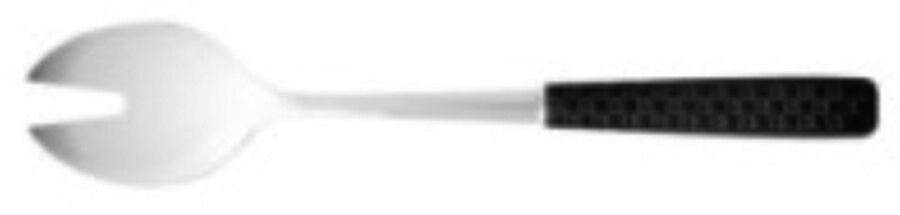 Everyday Black (Stainless) Solid Salad Serving Fork by Mackenzie-Childs Flatware-1