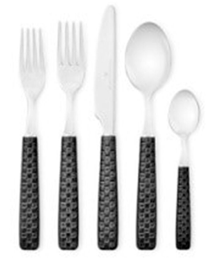 Everyday Black (Stainless) Fork by Mackenzie-Childs Flatware-1