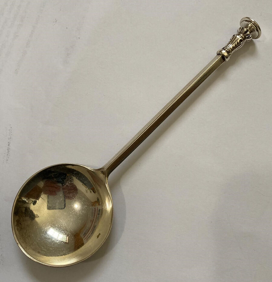 MWE49 (Sterling) Round Bowl Soup Spoon (Cream Soup) by Mappin & Webb-1