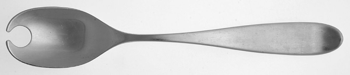 Una (Stainless) Solid Salad Serving Fork by Norstaal-1
