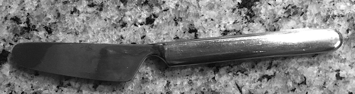 Una (Stainless) Hollow Handle Master Butter Knife by Norstaal-1