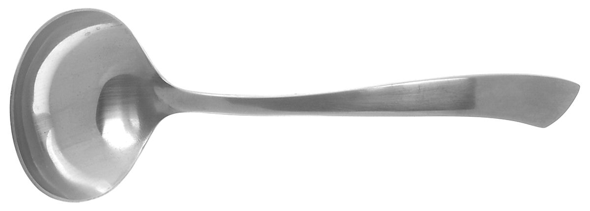 NPS2 (STAINLESS Solid Gravy Ladle by Nancy Prentiss-1