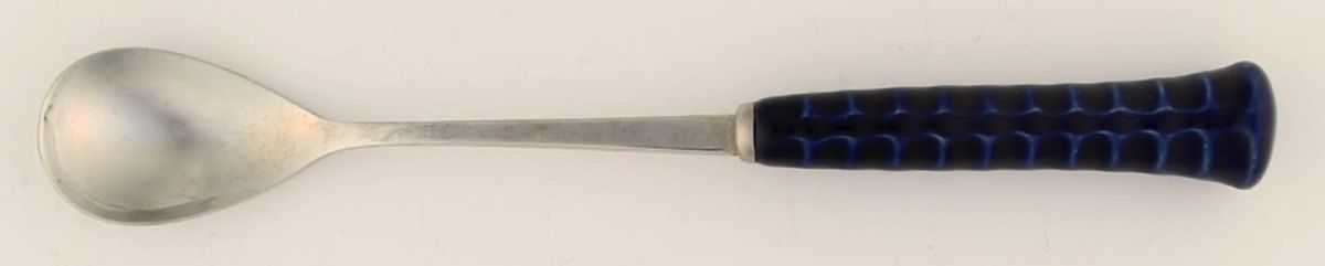 Cobalt Blue (Stainless) Iced Tea Spoon by Noritake Silver-1