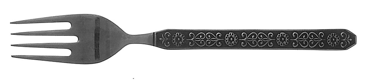 Esperanza (Stainless) Medium Solid Cold Meat Serving Fork by Noritake Silver-1