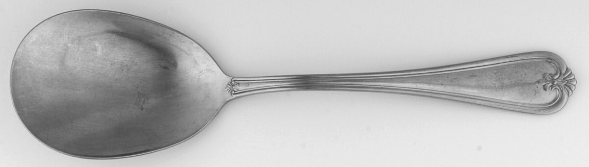 Fairmont-Fairview (Stainless) Solid Salad Serving Spoon by Noritake Silver-1