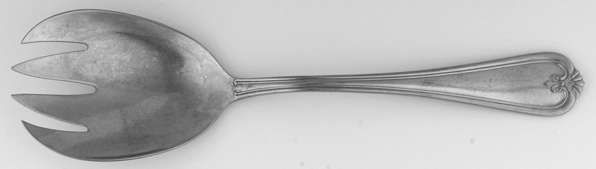 Fairmont-Fairview (Stainless) Solid Salad Serving Fork by Noritake Silver-1
