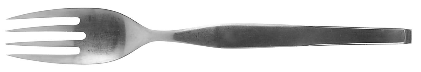 Fantasy (Stainless) Medium Solid Cold Meat Serving Fork by Noritake Silver-1