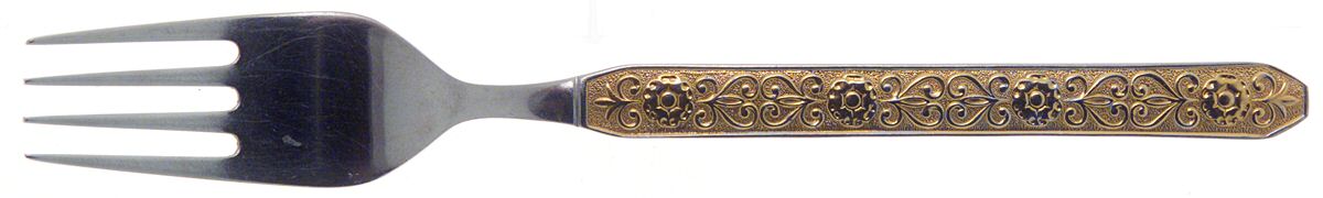 Gold Esperanza (Stainless) Fork by Noritake Silver-1