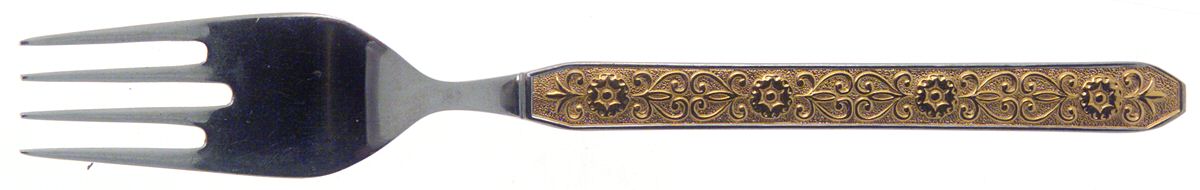 Gold Esperanza (Stainless) Individual Salad Fork by Noritake Silver-1