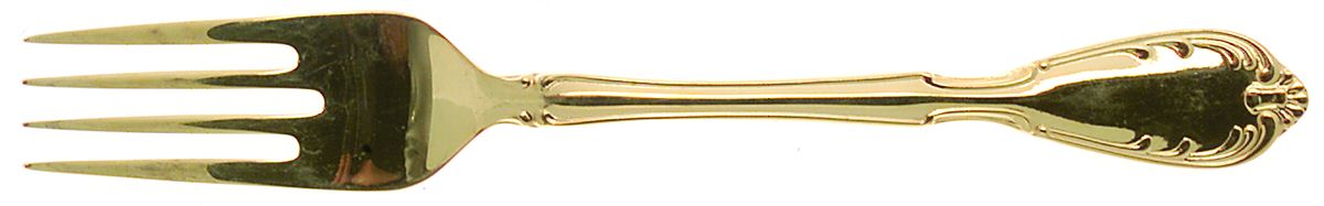 Golden Serenade (Gold Electroplate) Individual Salad Fork by Noritake Silver-1