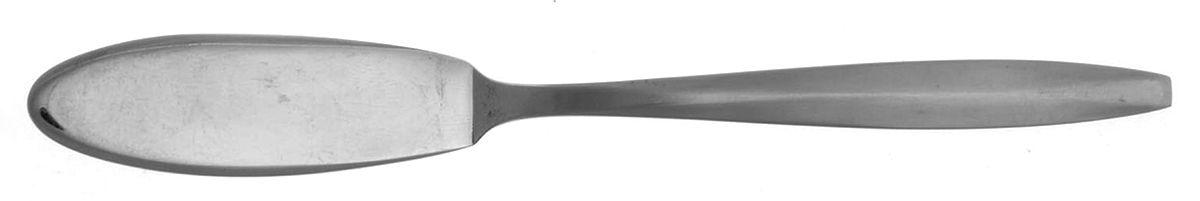 Harmony Flat Handle Butter Spreader by Noritake Silver-1