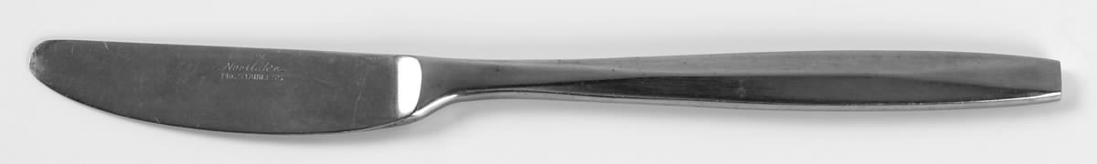 Harmony Dessert Knife Solid Piece by Noritake Silver-1