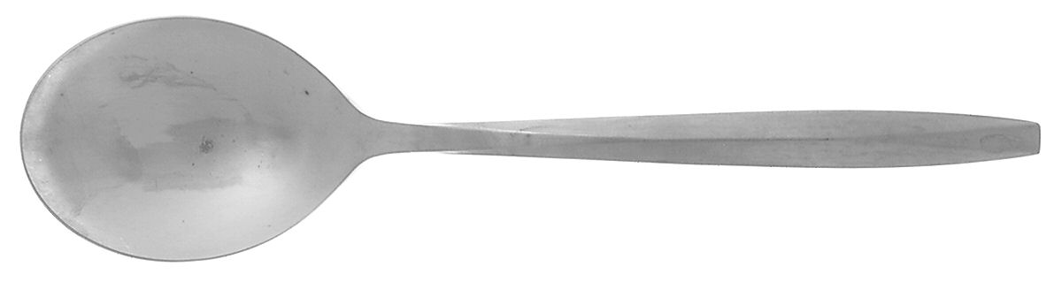 Harmony Solid Serving Spoon by Noritake Silver-1