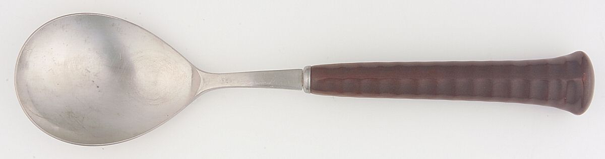 Iron Brown (Stainless) Tablespoon (Serving Spoon) by Noritake Silver-1