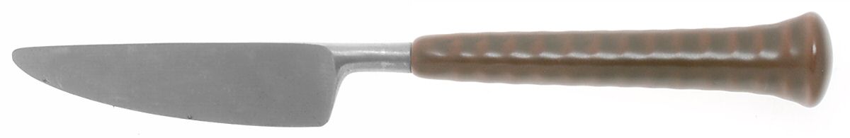 Iron Brown (Stainless) New French Hollow Knife by Noritake Silver-1