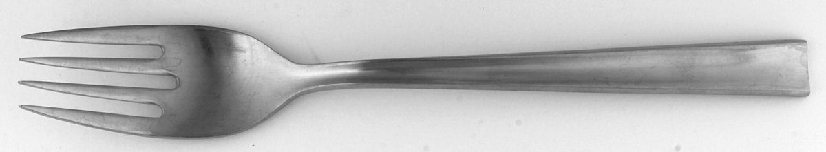 La Palme (Stainless) Medium Solid Cold Meat Serving Fork by Noritake Silver-1