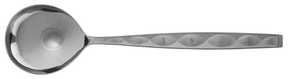 Nile (Stainless) Round Bowl Soup Spoon (Gumbo) by Noritake Silver-1