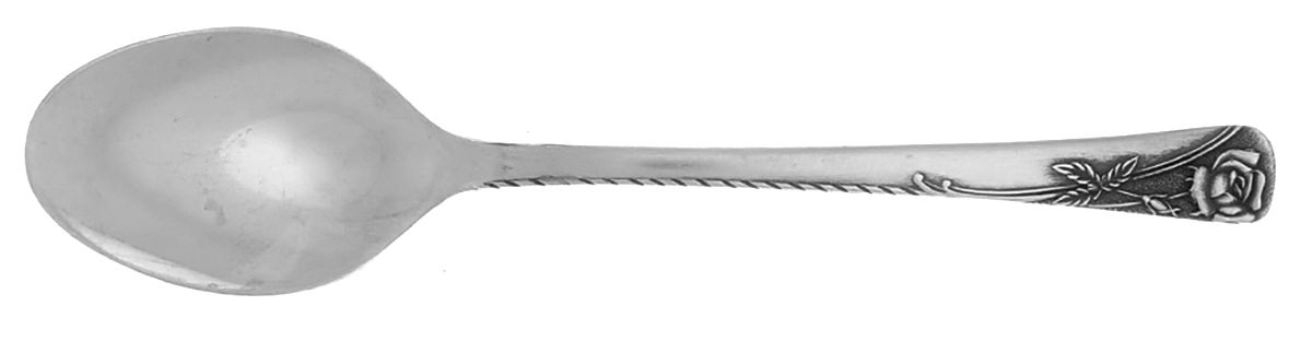 Rosetta (Stainless) Five O'Clock Teaspoon by Noritake Silver-1