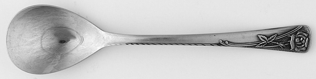 Rosetta (Stainless) Sugar Spoon by Noritake Silver-1