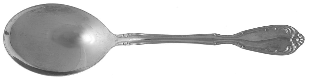 Serenade (Stainless) Dessert/Oval Soup Spoon by Noritake Silver-1
