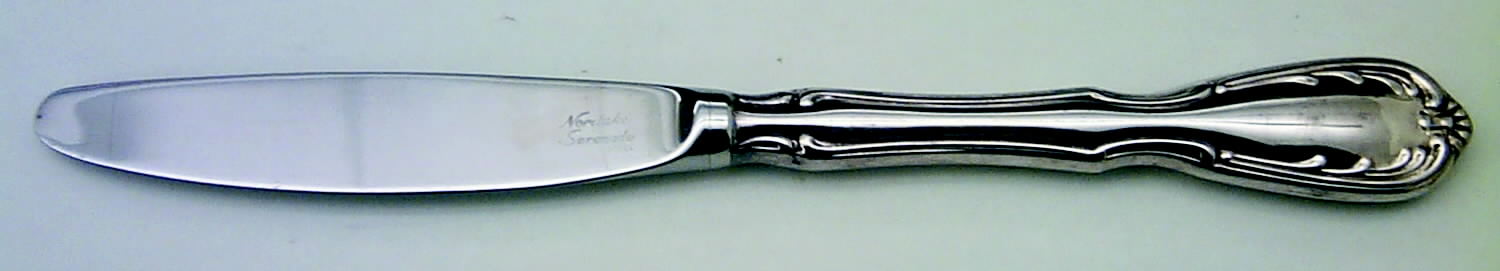 Serenade (Silverplate) Modern Hollow Knife by Noritake Silver-1