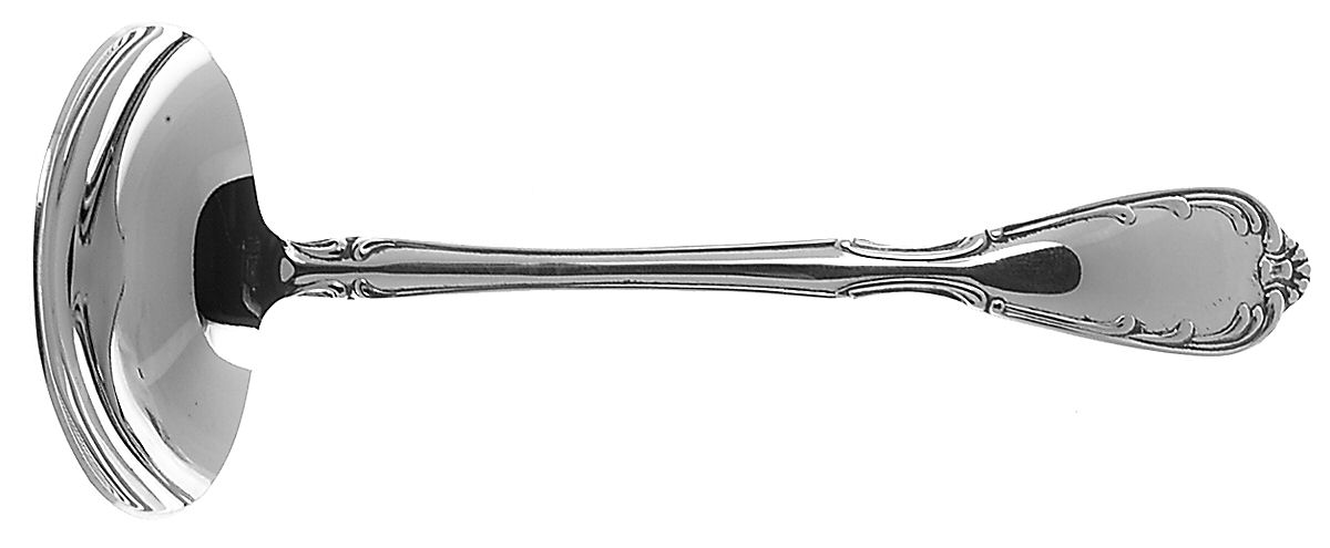 Serenade (Silverplate) Solid Gravy Ladle by Noritake Silver-1