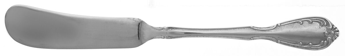 Serenade (Silverplate) Flat Handle Butter Spreader by Noritake Silver-1