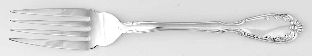 Serenade (Silverplate) Medium Solid Cold Meat Serving Fork by Noritake Silver-1