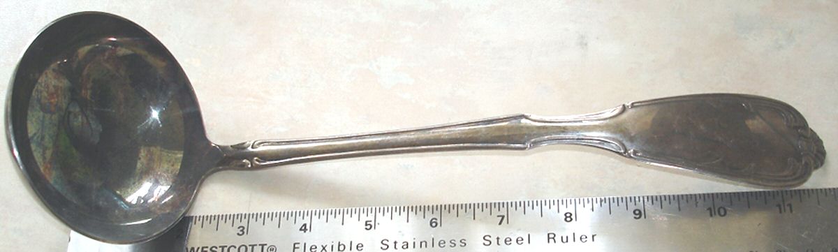 Serenade (Silverplate) Solid Soup Ladle by Noritake Silver-1