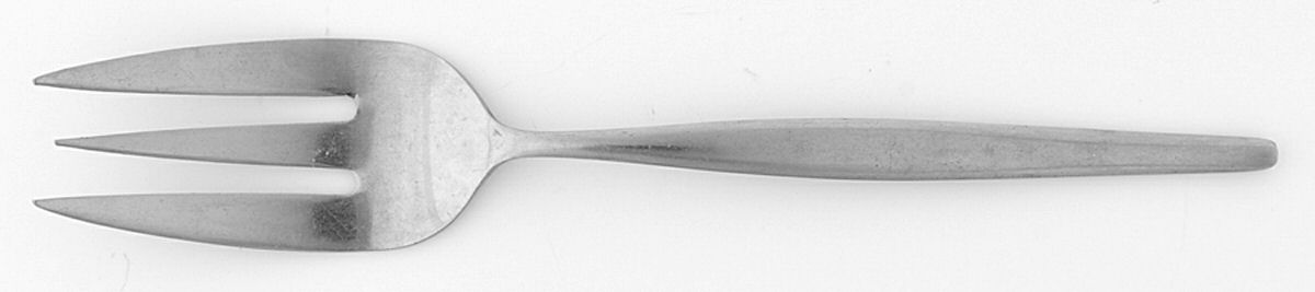 Astron (Stainless) Medium Solid Cold Meat Serving Fork by Nasco-1