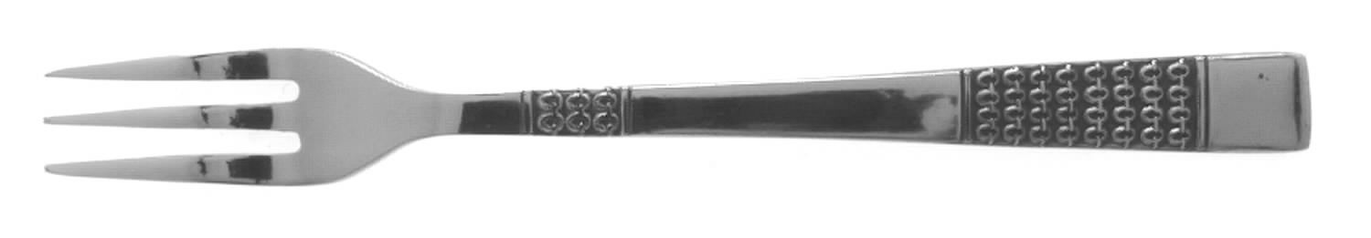Aztec Scroll (Stainless) Cocktail/Seafood Fork by Nasco-1