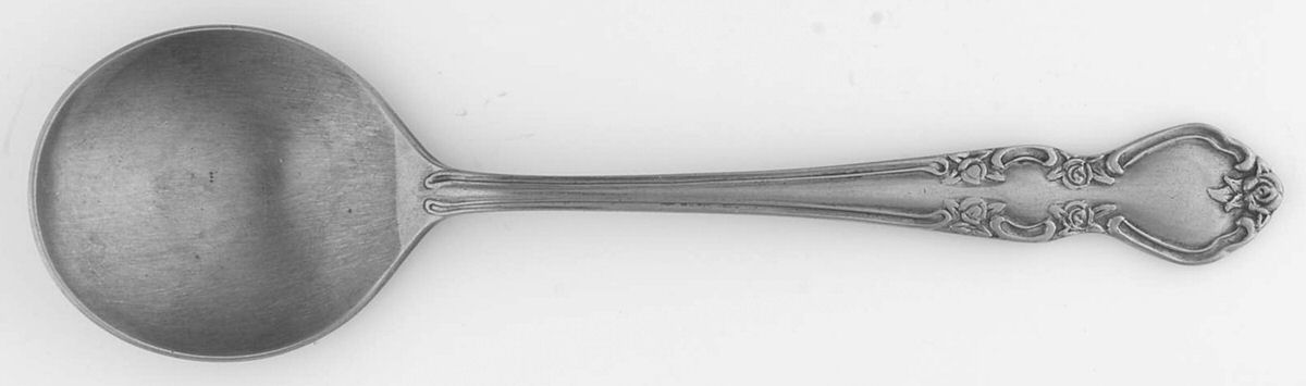 Elizabethan II (Stainless) Round Bowl Soup Spoon (Gumbo) by Nasco-1