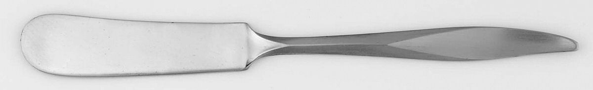 Flamingo-Montego (Stainless) Flat Handle Butter Spreader by Nasco-1
