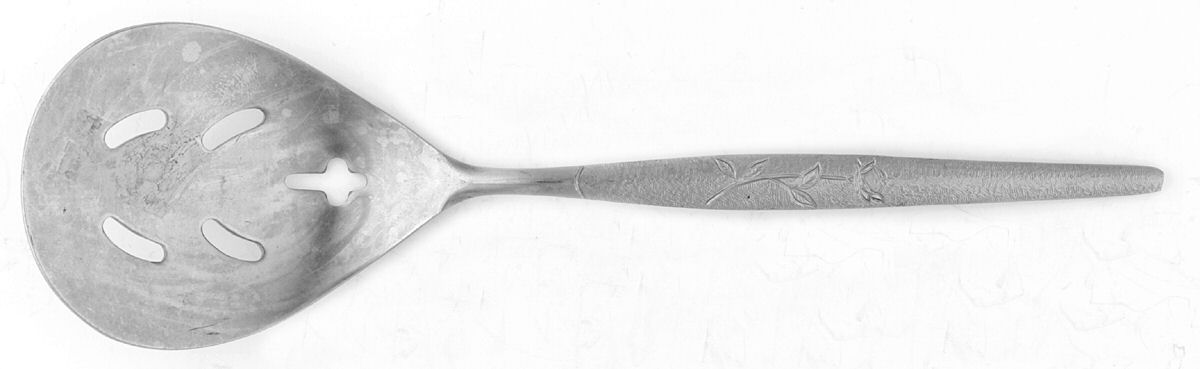 Fleur (Stainless) Solid Bon Bon Spoon by Nasco-1