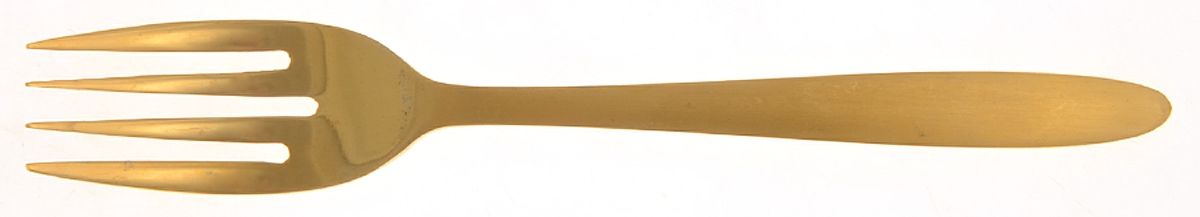 Golden Drama (Gold Electroplate) Individual Salad Fork by Nasco-1