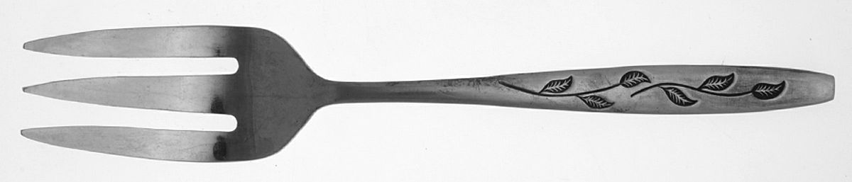 Haiti (Stainless) Medium Solid Cold Meat Serving Fork by Nasco-1