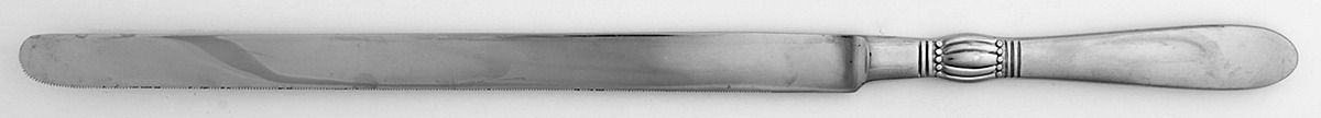 Karen (Stainless) Bread Knife, Solid Piece by Nasco-1
