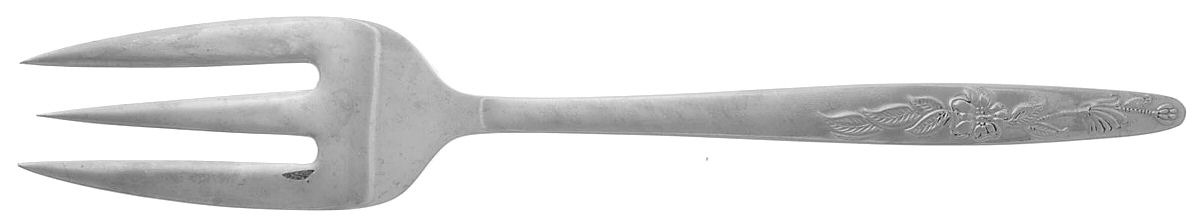 Lady Charming (Stainless) Medium Solid Cold Meat Serving Fork by Nasco-1