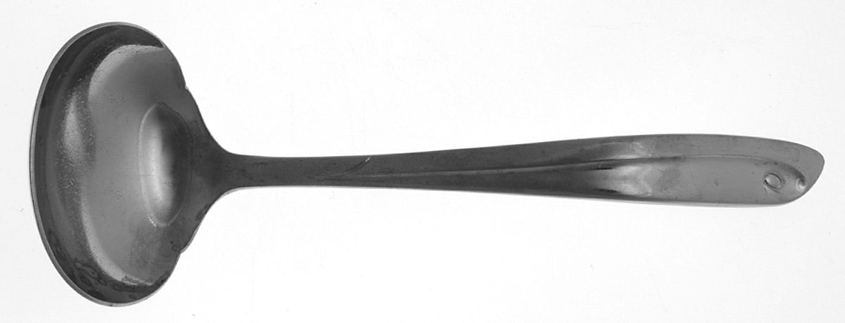Lady Grace (Stainless) Solid Gravy Ladle by Nasco-1
