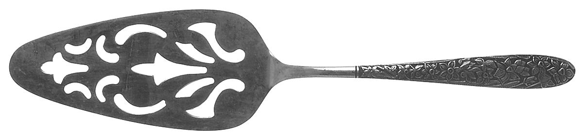 Narcissus (Stainless) Pierced All Stainless Pie Server by Nasco-1
