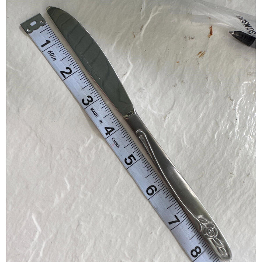 New Rose (Stainless) Modern Hollow Knife by Nasco-1